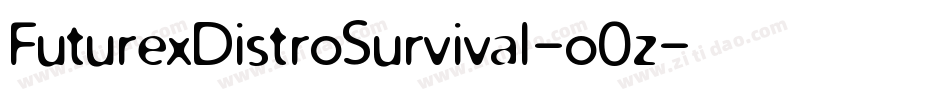 FuturexDistroSurvival-o0z字体转换