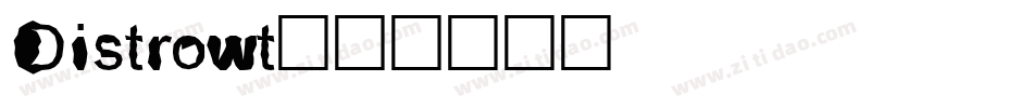 Distrowt字体转换