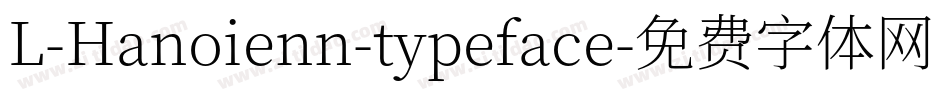 L-Hanoienn-typeface字体转换