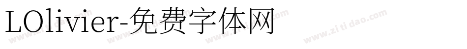 LOlivier字体转换