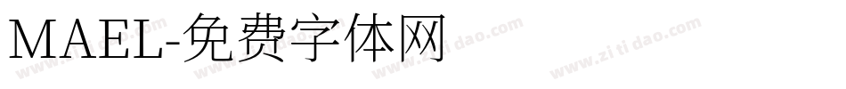 MAEL字体转换