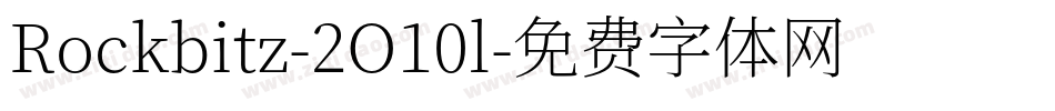 Rockbitz-2O10l字体转换