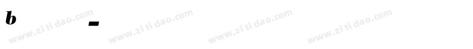 Bodonitown字体转换