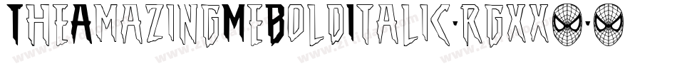 TheAmazingMeBoldItalic-rgxx9字体转换