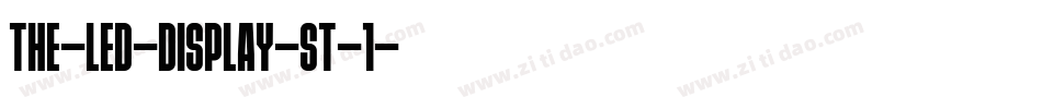The-Led-Display-St-1字体转换