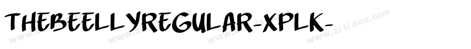 TheBeellyRegular-XplK字体转换