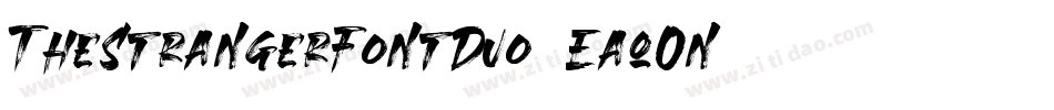 TheStrangerFontDuo-EaqOn字体转换 TheStrangerFontDuo-EaqOn字体转换