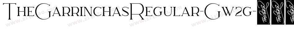 TheGarrinchasRegular-Gw2g字体转换