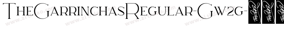 TheGarrinchasRegular-Gw2g字体转换