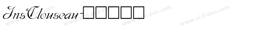InsClouseau字体转换