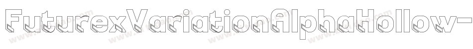 FuturexVariationAlphaHollow-mn5字体转换