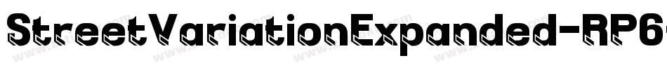 StreetVariationExpanded-RP6字体转换
