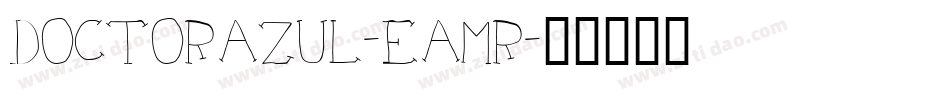DoctorAzul-EaMr字体转换