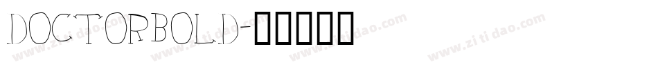 DoctorBold字体转换