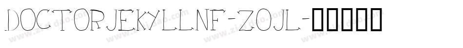 DoctorJekyllNf-z0JL字体转换