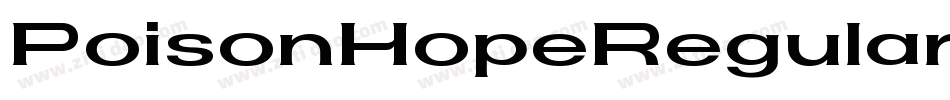PoisonHopeRegular字体转换