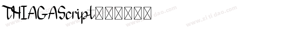THIAGAScript字体转换