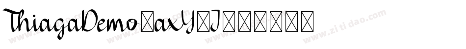 ThiagaDemo-axY5J字体转换