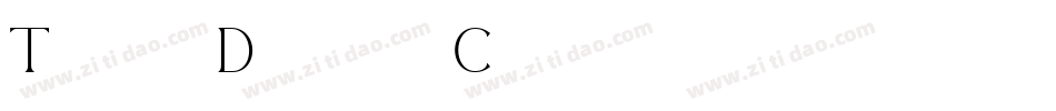 ThorinDisplayCaps字体转换