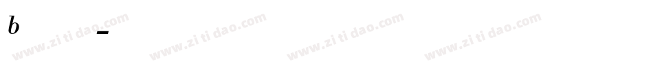 Bodonibc字体转换