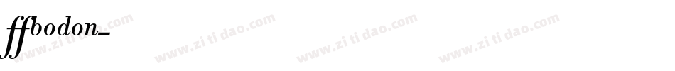 VBODON字体转换