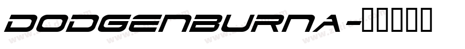 DodgenburnA字体转换