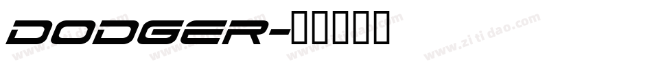 Dodger字体转换