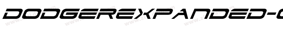 DodgerExpanded-0ZAP字体转换