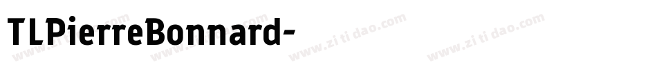TLPierreBonnard字体转换