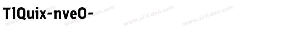 TlQuix-nveO字体转换