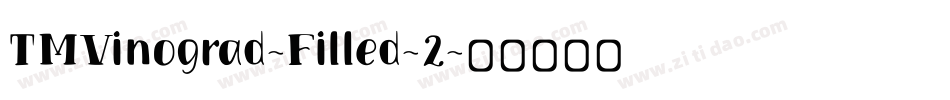 TMVinograd-Filled-2字体转换