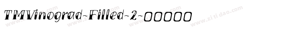 TMVinograd-Filled-2字体转换