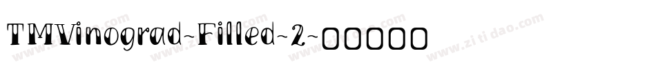 TMVinograd-Filled-2字体转换