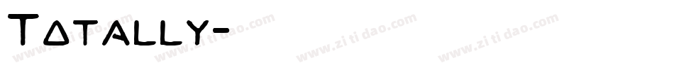 Totally字体转换