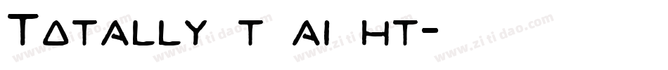 TotallyStraight字体转换