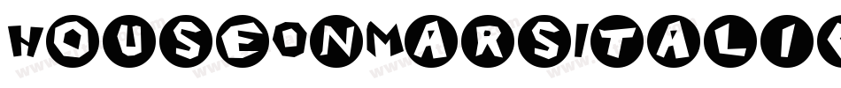 HouseOnMarsItalic-2mOK字体转换