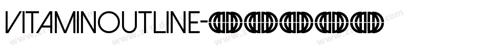 VITAMINOUTLINE字体转换