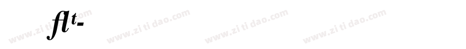 bodoniXT字体转换