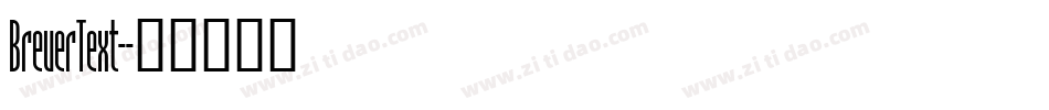 BreuerText-字体转换