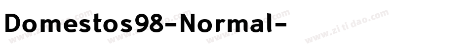 Domestos98-Normal字体转换