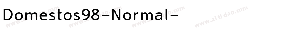 Domestos98-Normal字体转换