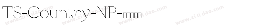 TS-Country-NP字体转换