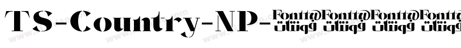 TS-Country-NP字体转换