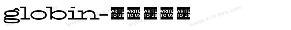 globin字体转换