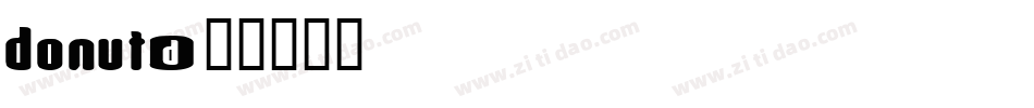 Donut字体转换