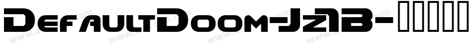 DefaultDoom-Jz7B字体转换