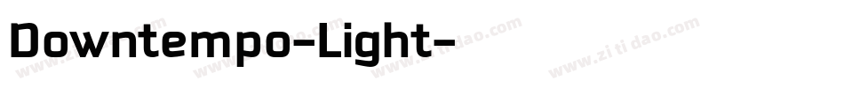 Downtempo-Light字体转换