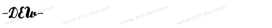 润圆-DEW字体转换