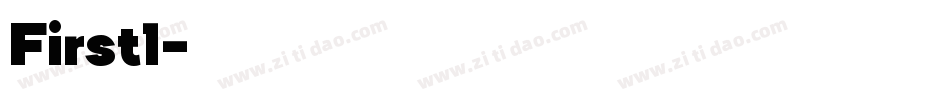 Firstl字体转换