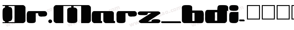 Dr.Marz_bdi字体转换